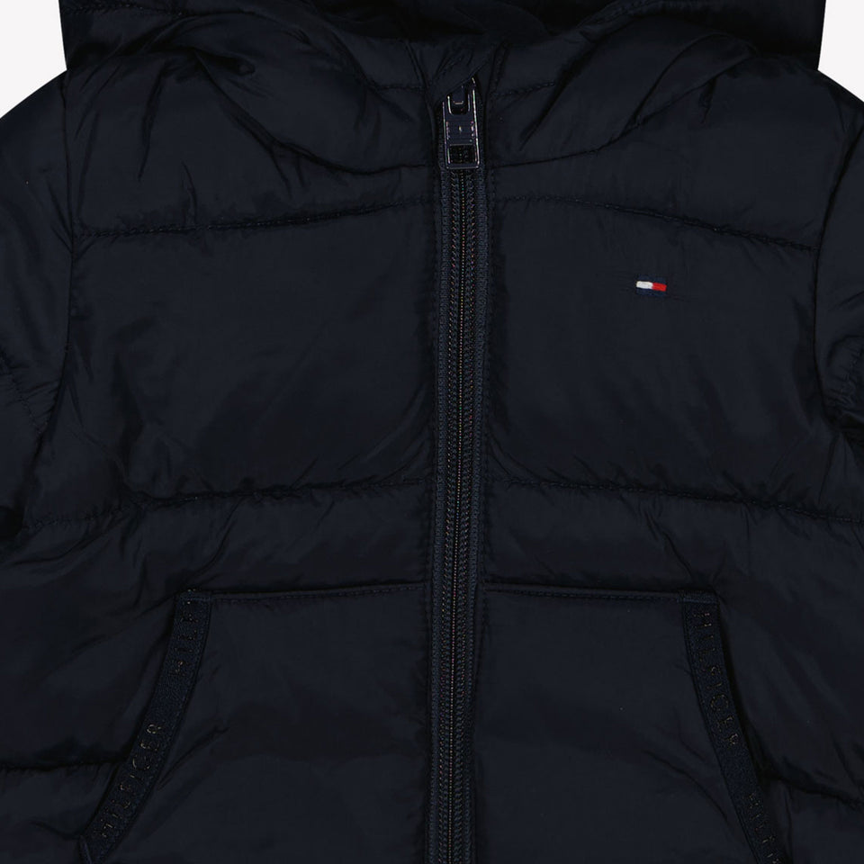 Tommy Hilfiger Bébé Unisexe Veste d'hiver Navy