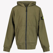 Stone Island Niño Chicos Chaleco Army