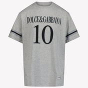 Dolce & Gabbana Kinderjungen im T-Shirt Grau