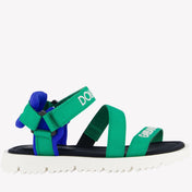 Dolce & Gabbana infantil sandálias de meninos verdes