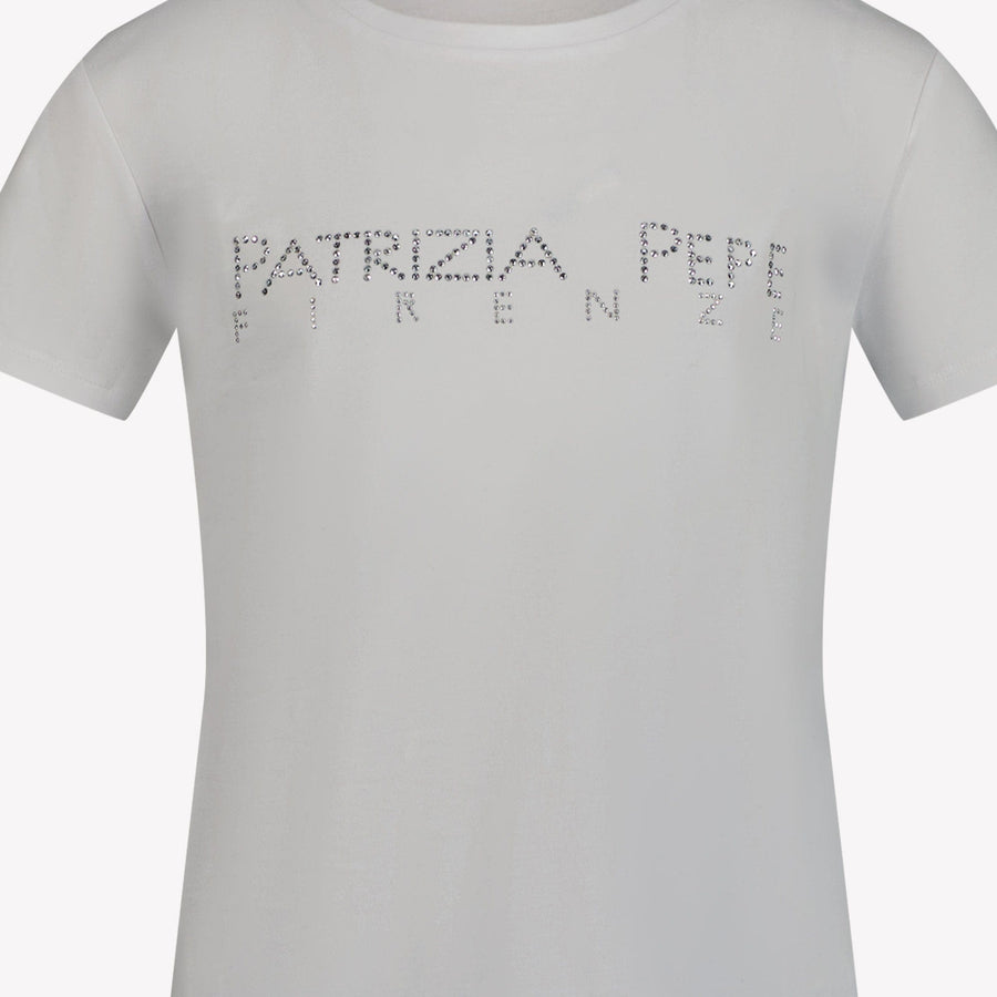 Patrizia Pepe Kinder Meisjes T-shirt Wit