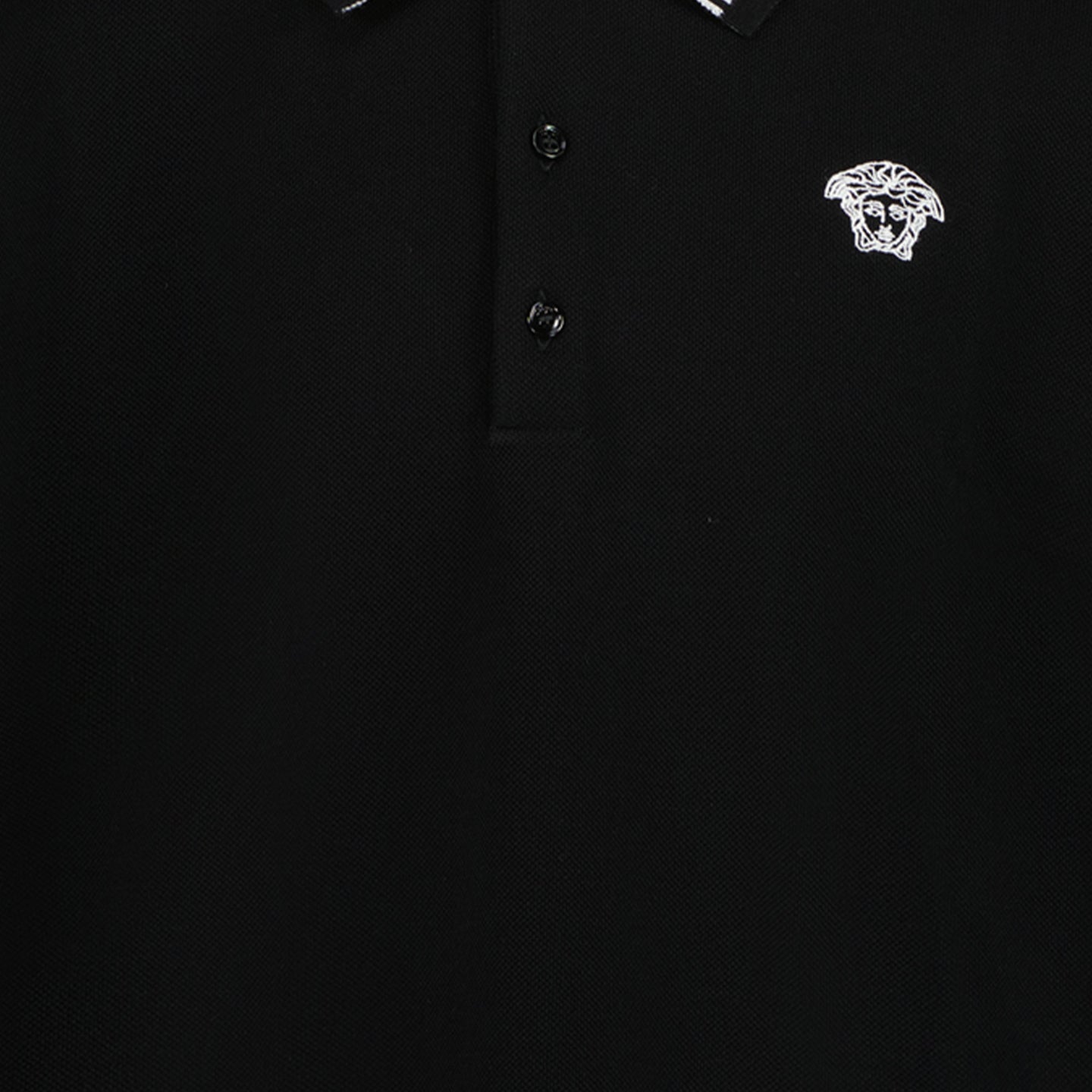 Versace Ragazzi Polo Nero