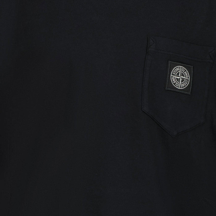 Stone Island Niño Chicos Camiseta en Negro