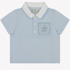 Fendi Bébé Garçons Polo Bleu Clair