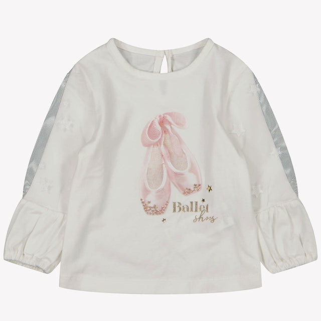 Lapin House Baby Meisjes T-shirt Off White