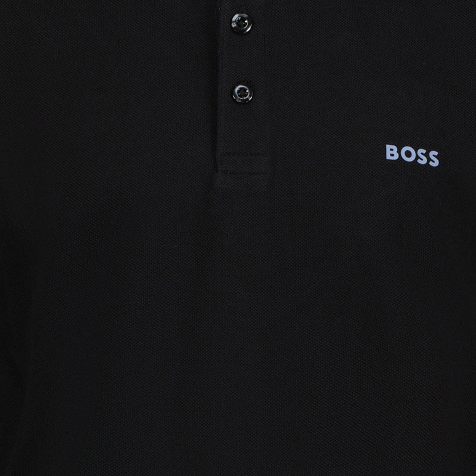 Boss Chicos polo negro