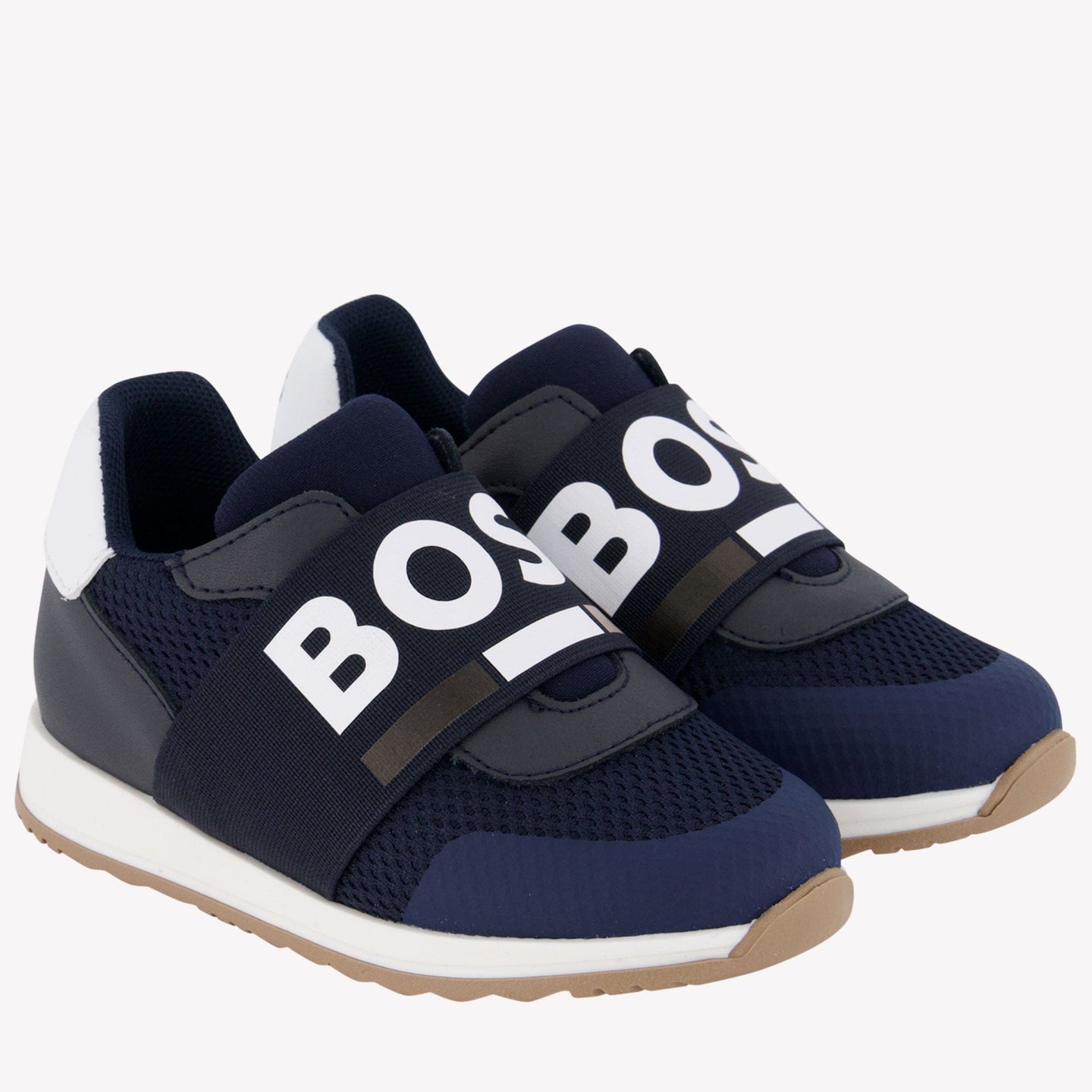 Boss Jongens Sneakers Blauw 19