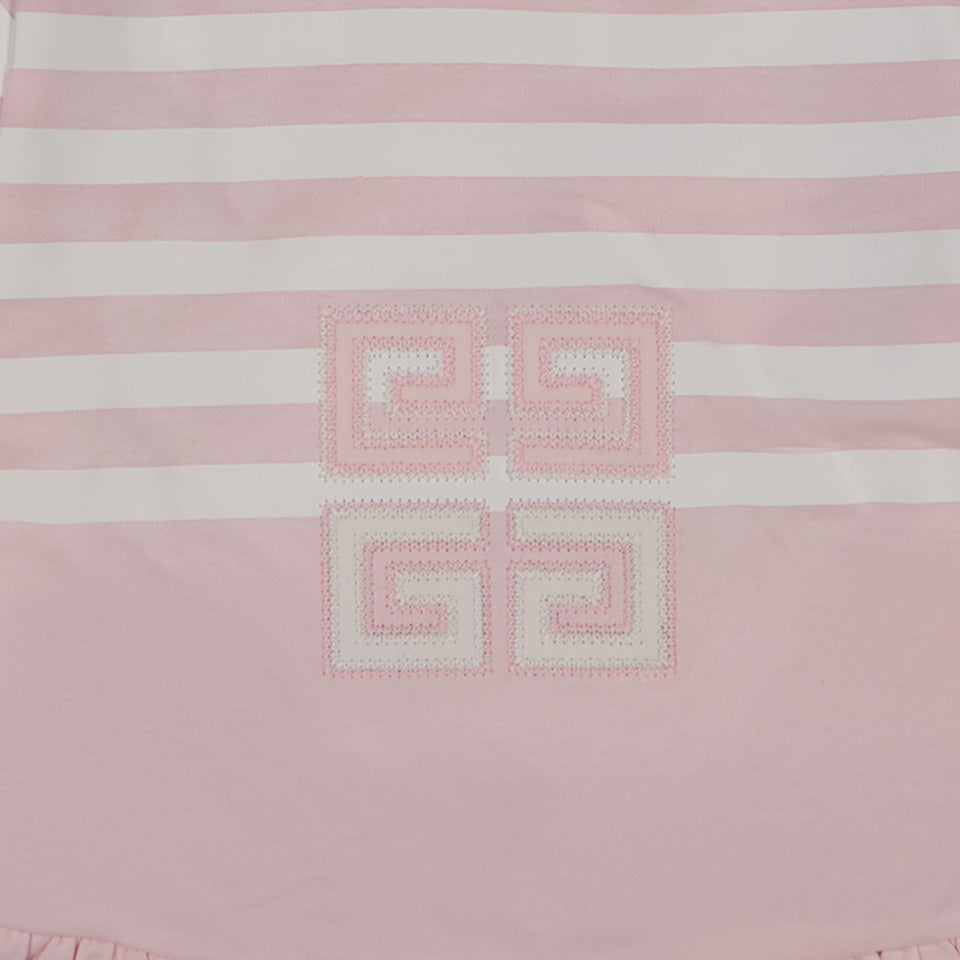 Givenchy Bébé Filles T-shirt Rose Léger