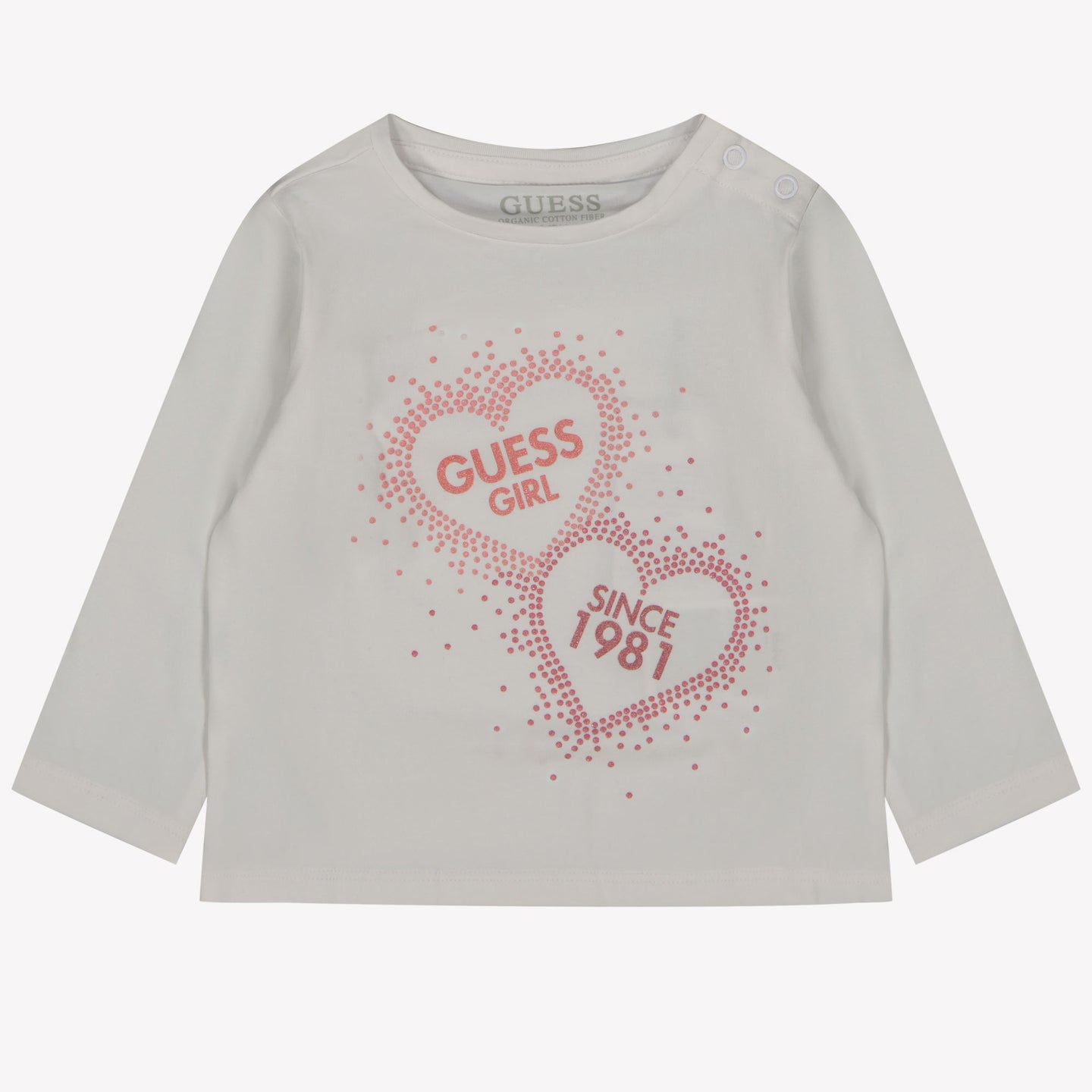 Guess Bébé Filles T-shirt de blanc