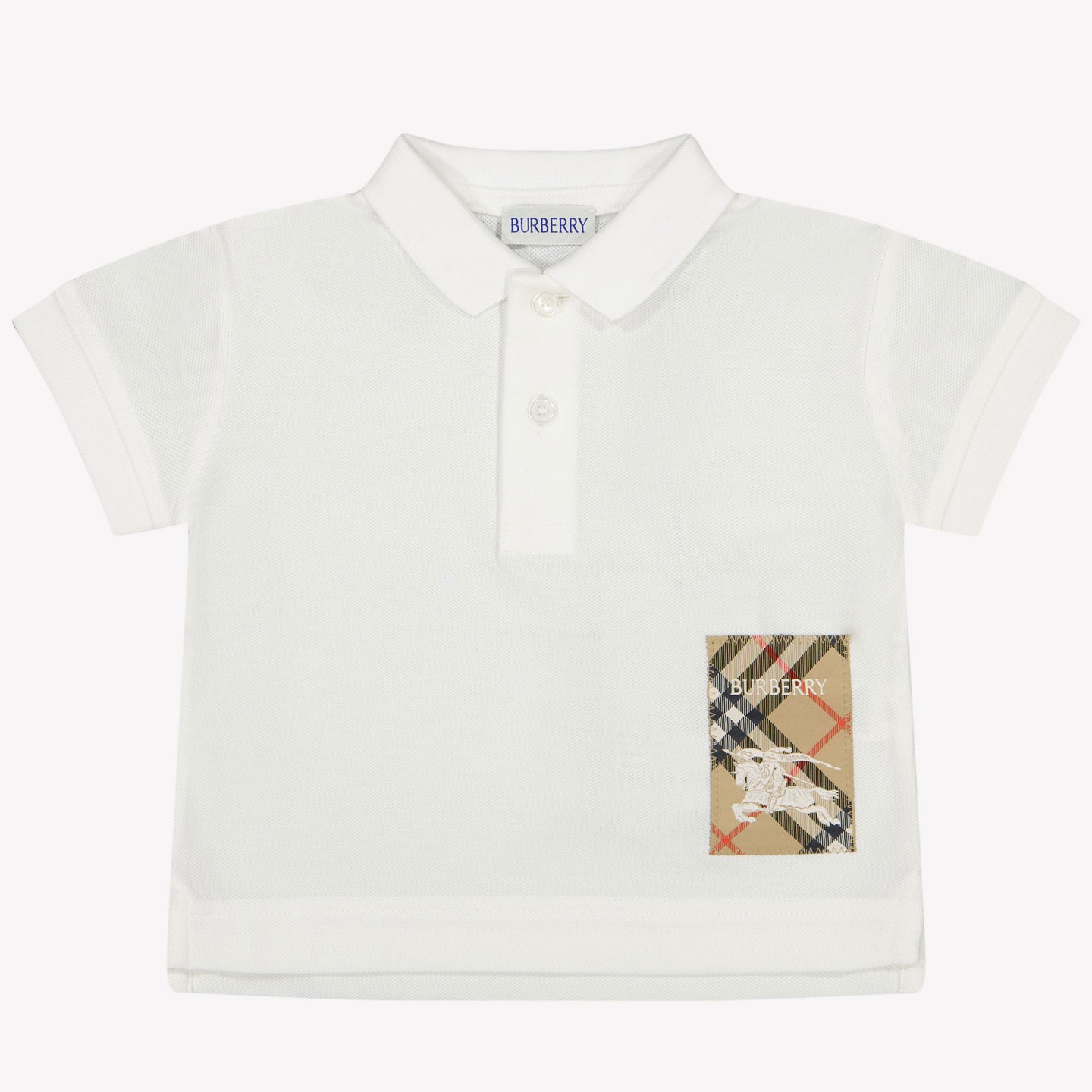 Burberry Johane bébé Garçons Polo Blanc