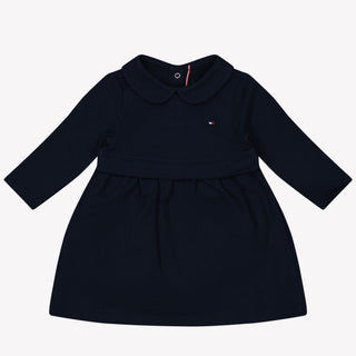 Tommy Hilfiger Bebé Chicas Vestido Navy