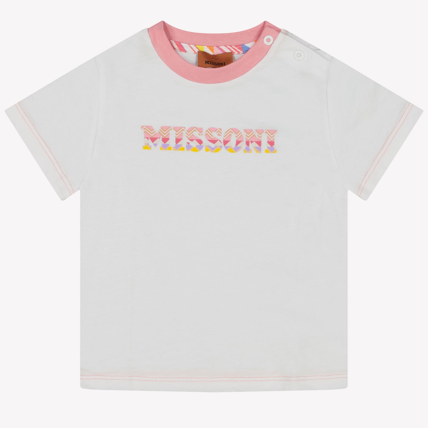 Missoni Baby Mädchen T-Shirt in Weiß