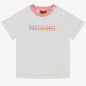 Missoni Baby Mädchen T-Shirt in Weiß