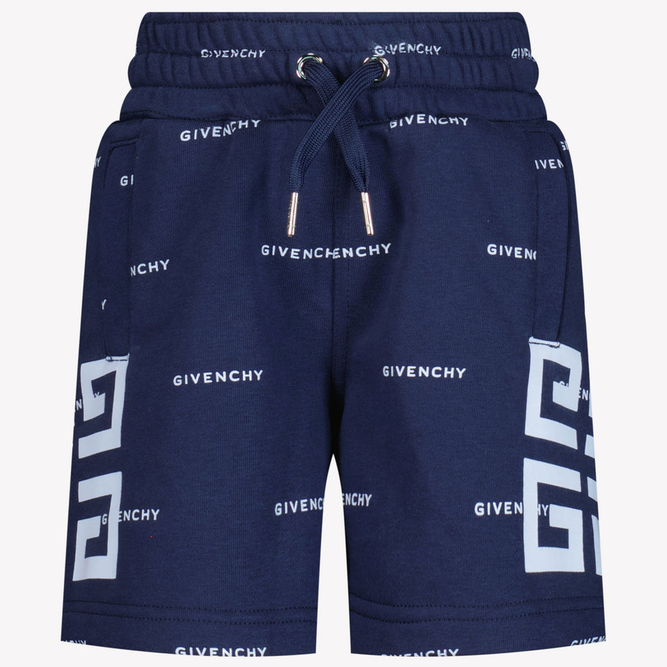 Givenchy Garçons Shorts Bleu Foncé