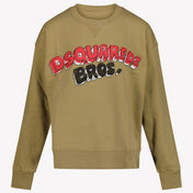 Dsquared2 Ragazzi Maglione Esercito