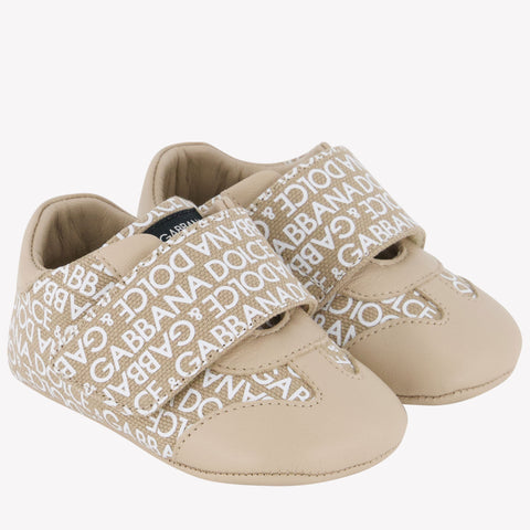 Dolce & Gabbana Bambino Unisex Scarpe da ginnastica Beige Chiaro