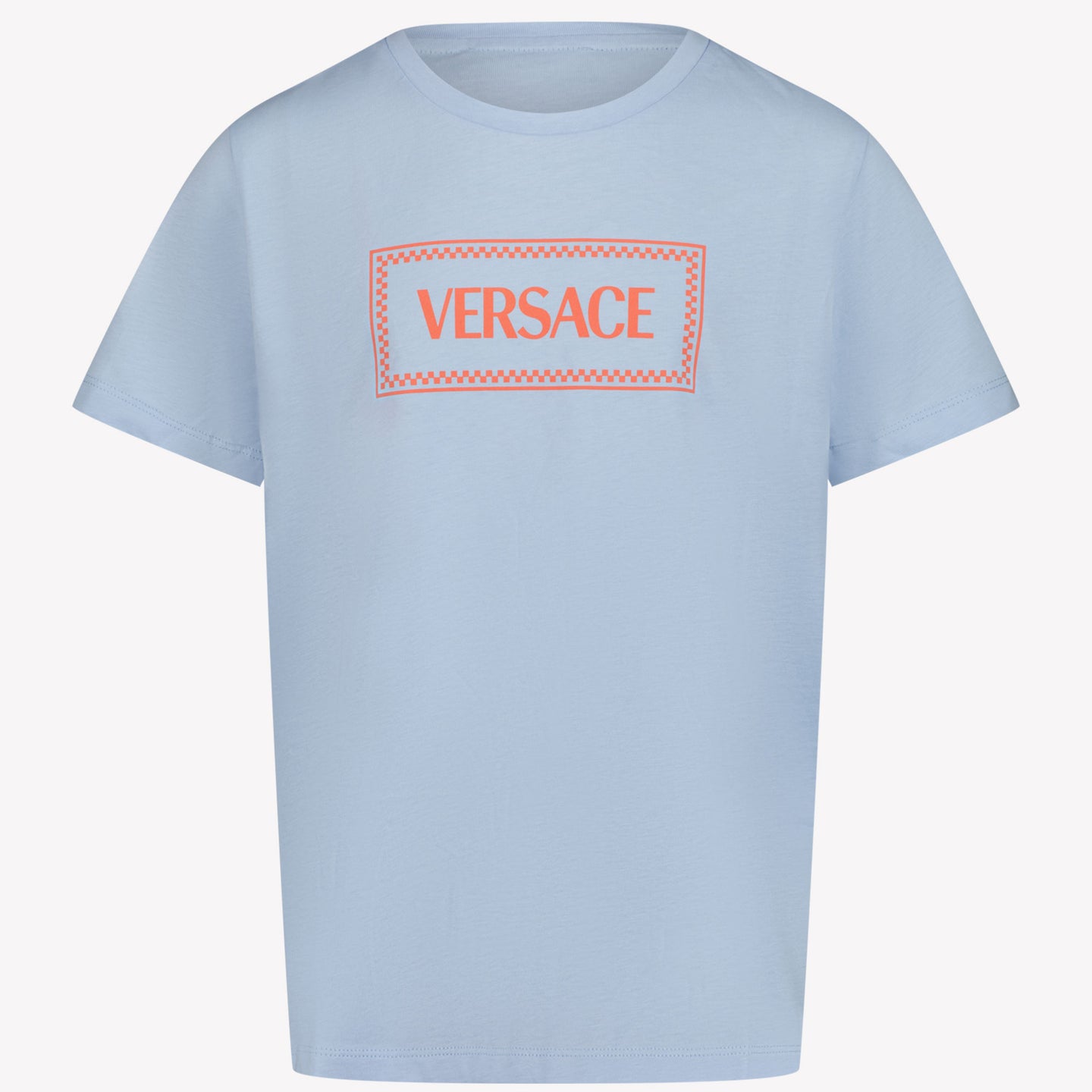 Versace Camiseta de chicos azul claro