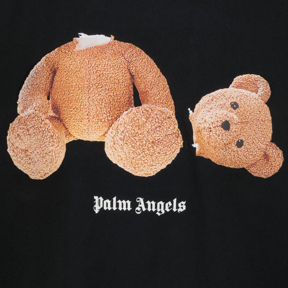 Palm Angels Kinderjungen im T-Shirt Schwarz