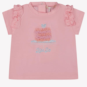 Liu Jo bébé Filles T-shirt Rose