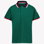 Moncler Kinder Jongens Polo In Groen