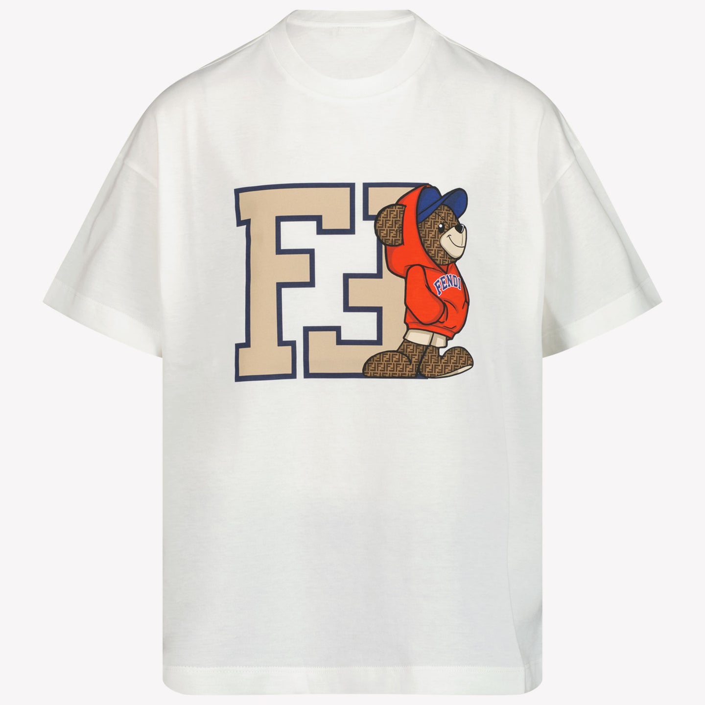 Fendi Unisexe T-shirt Blanc