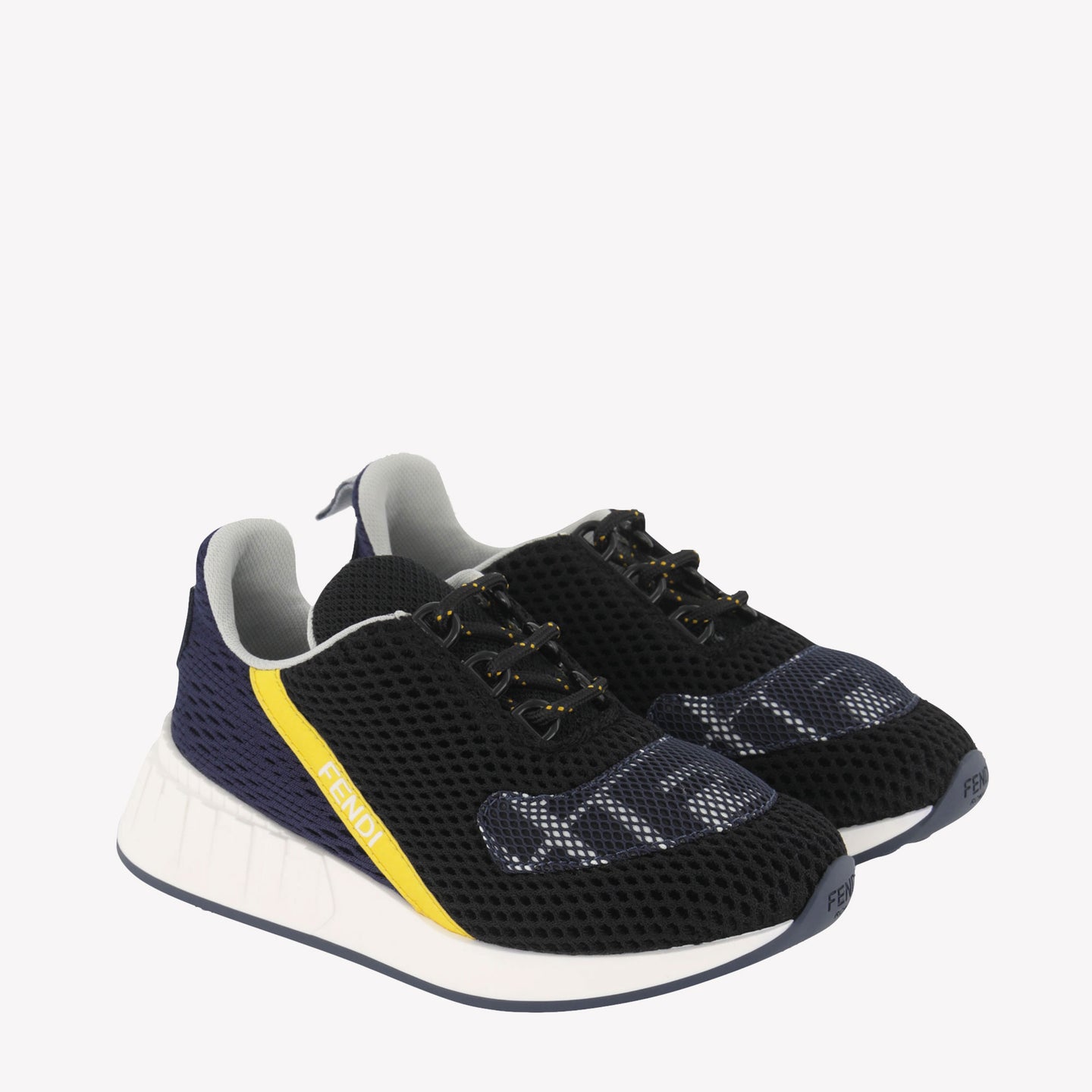 Fendi Enfant Unisexe Baskets Bleu Clair