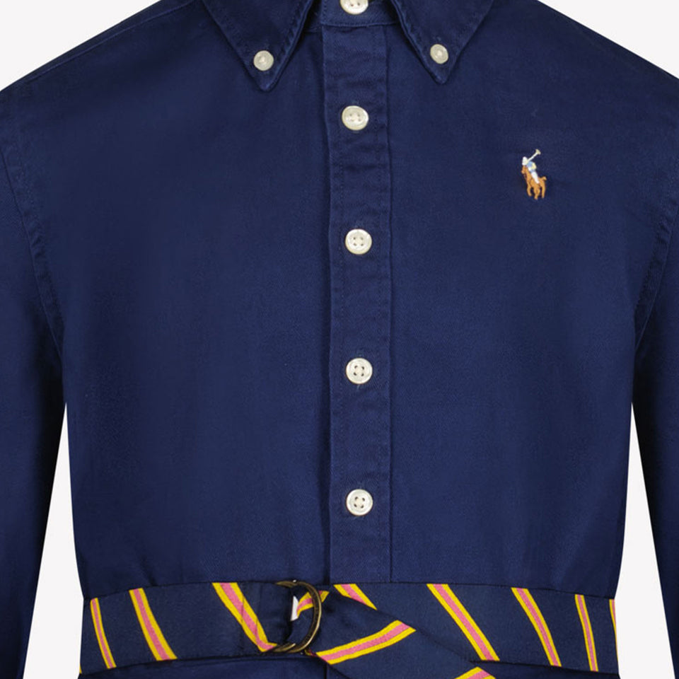 Ralph Lauren Ragazze Vestito Navy