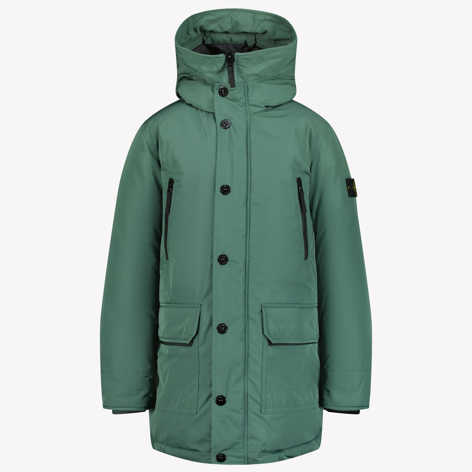 Stone Island Jungen Wintermantel Grün