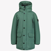 Stone Island Garçons Veste d'hiver Vert