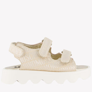 Moschino Unisexe Baskets Beige