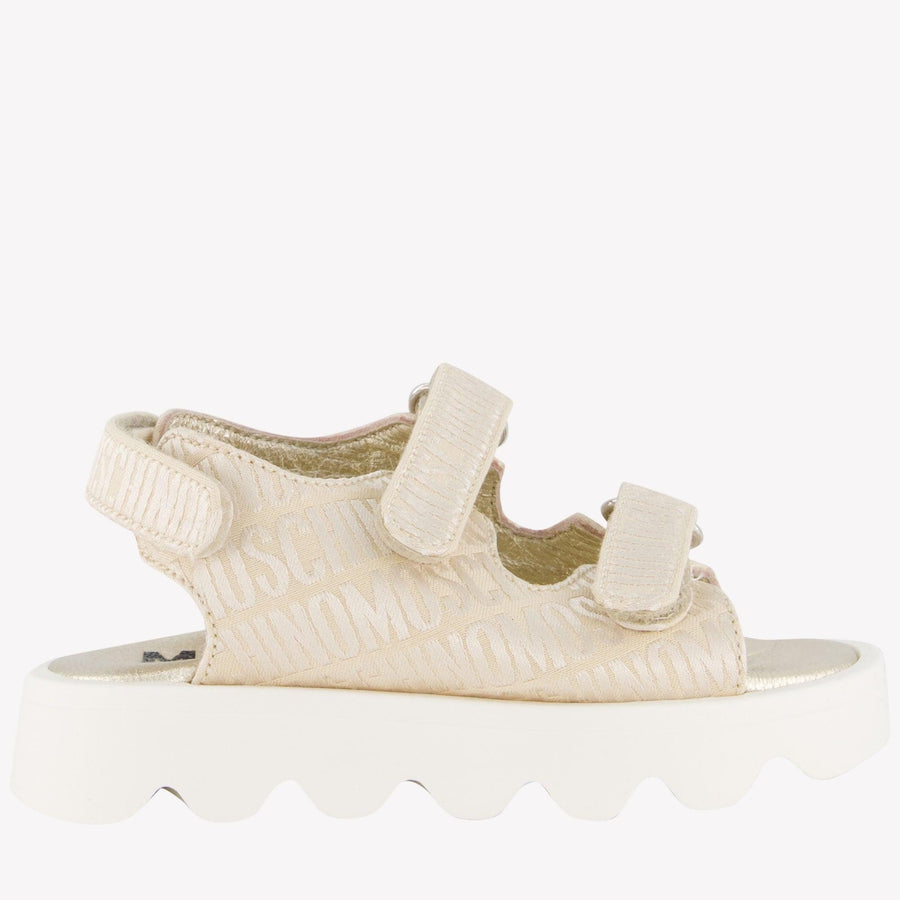 Moschino Unisexe Baskets Beige
