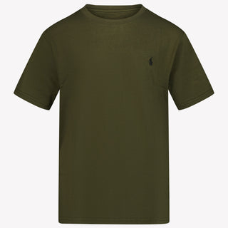 Ralph Lauren Kinderjungen im T-Shirt Armee