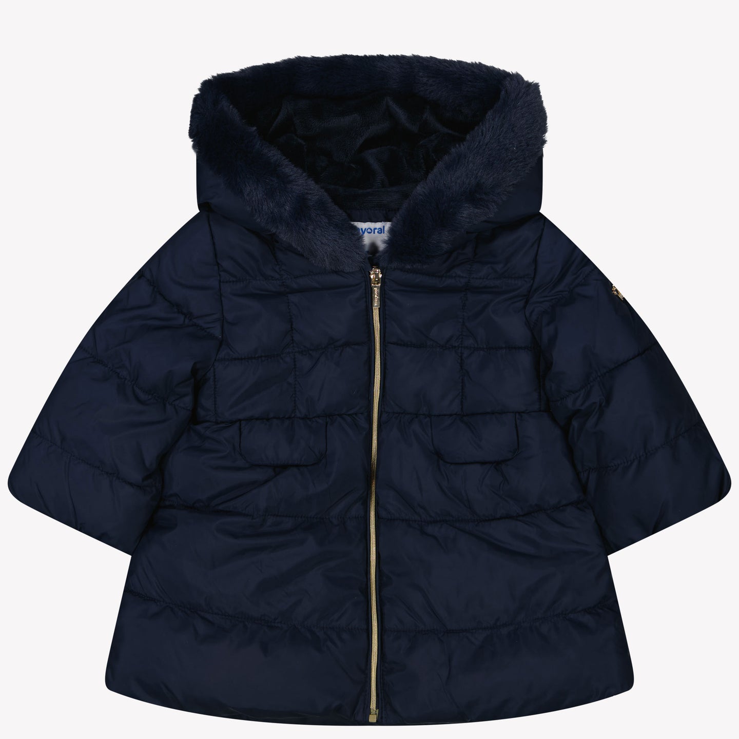 Mayoral Baby girls winter coat Navy