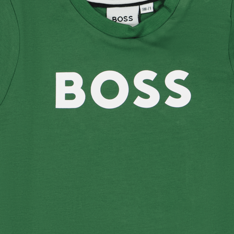 Boss Baby Jongens T-Shirt Donker Groen