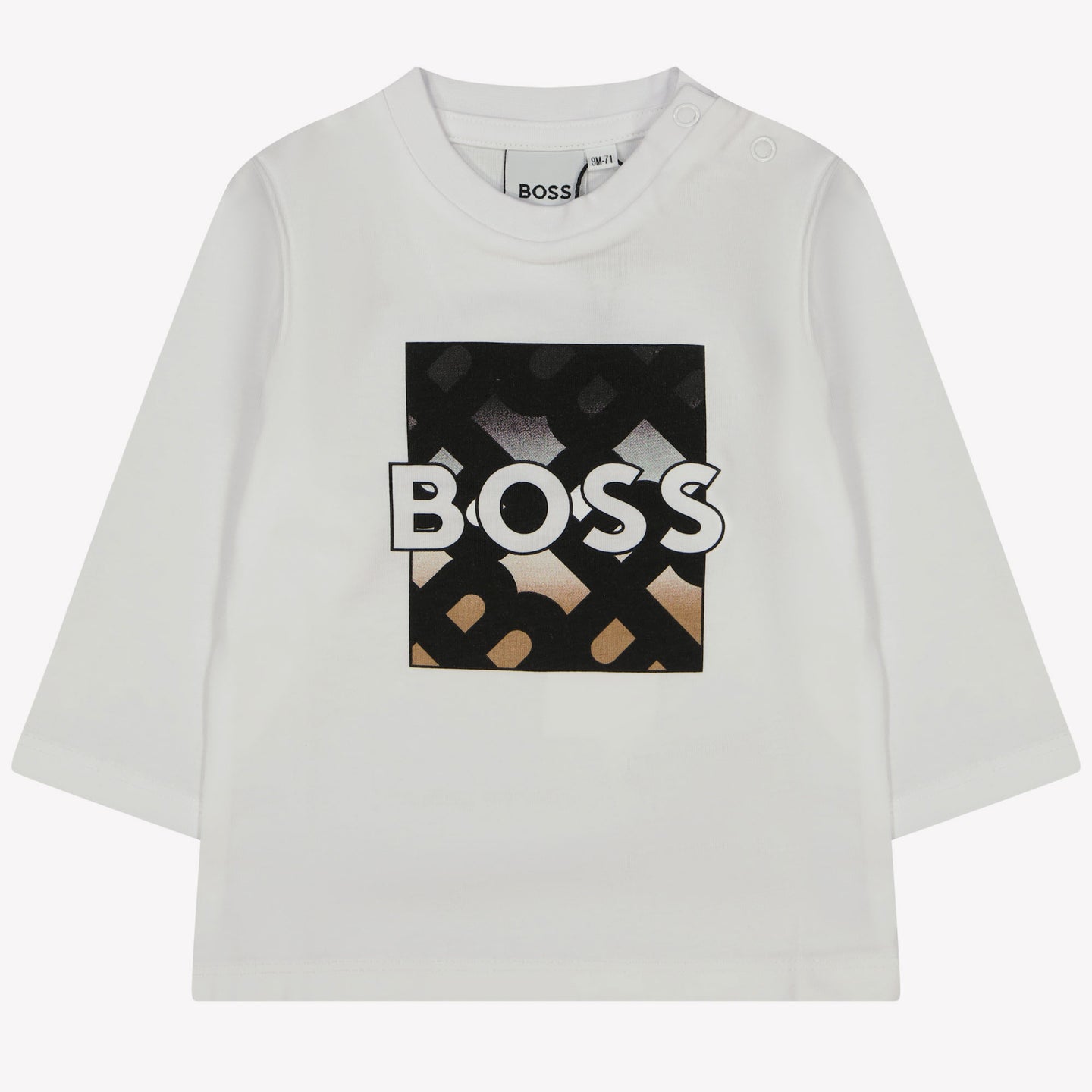 Boss Bambino Ragazzi Maglietta Bianco