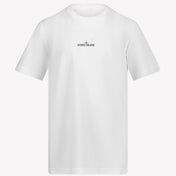 Stone Island T-shirt de meninos Branco