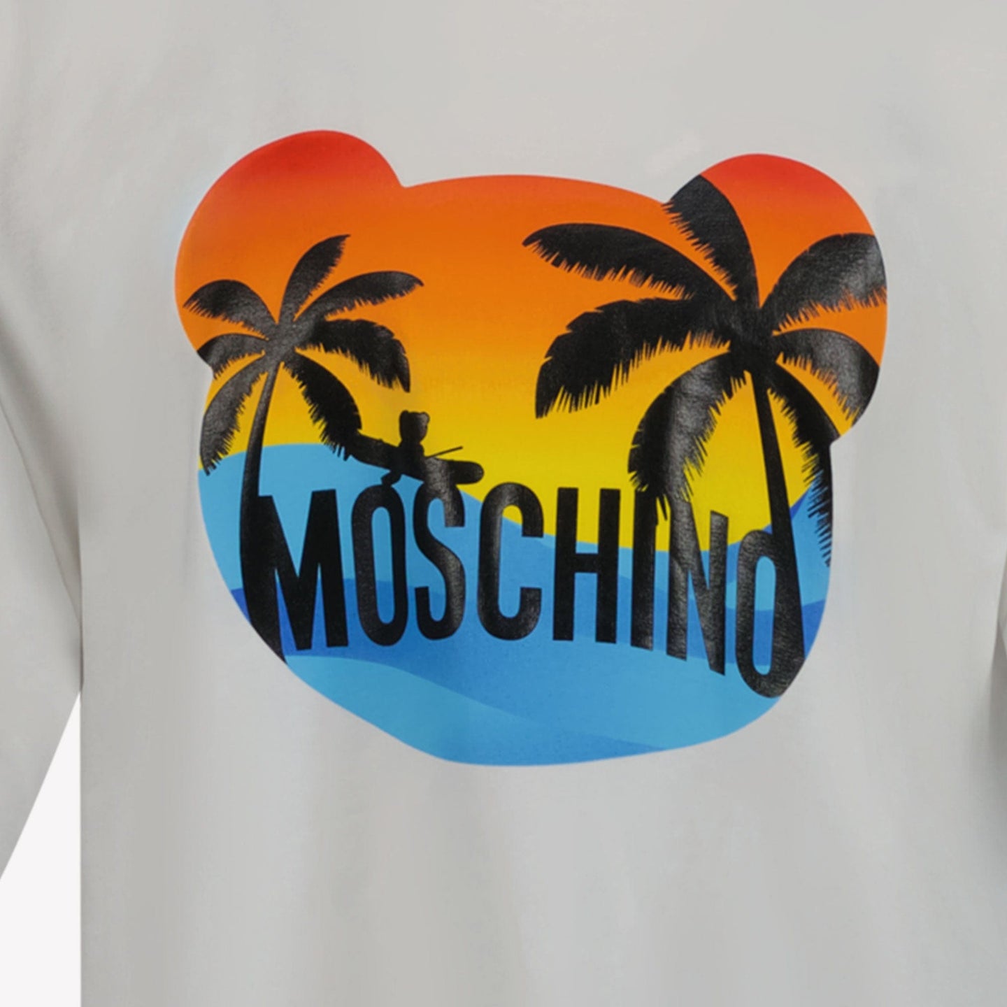 Moschino Kinder Unisex T-shirt Wit 4Y