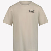 EA7 Kids Boys T-shirt Beige