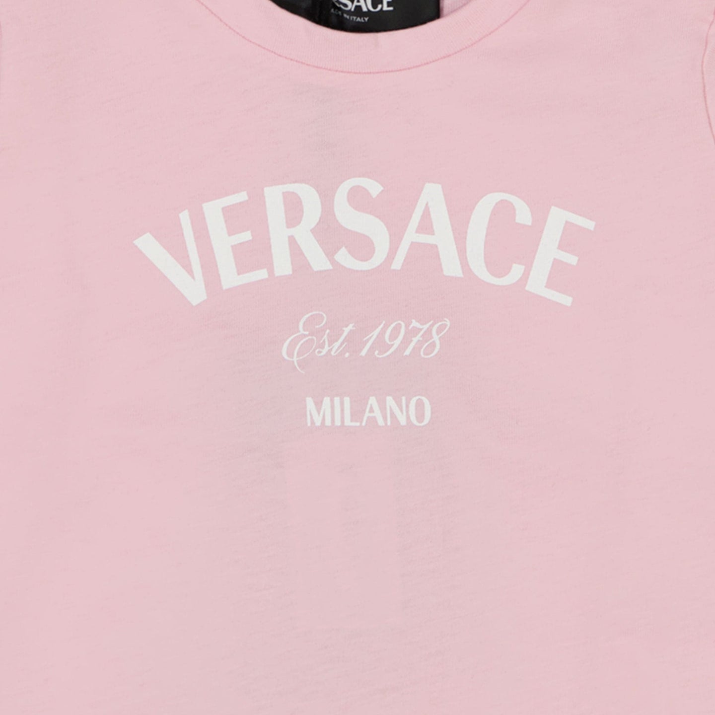 Versace Baby Unisex T-shirt Licht Roze 3/6