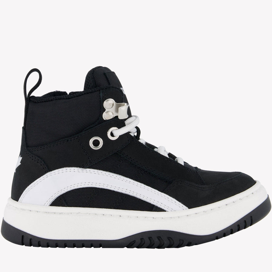 Dsquared2 Kinder Unisex Sneakers Zwart