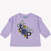 Kenzo Kids Baby Girls T-shirt Lilac