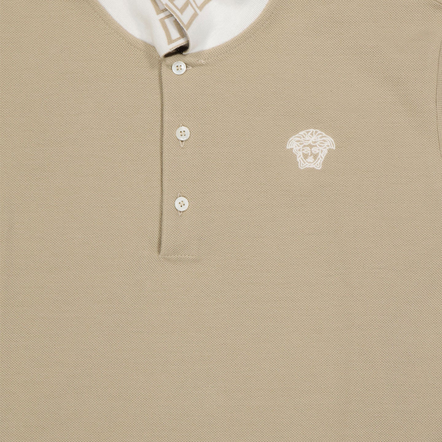 Versace Kinderjungen Polo in Beige