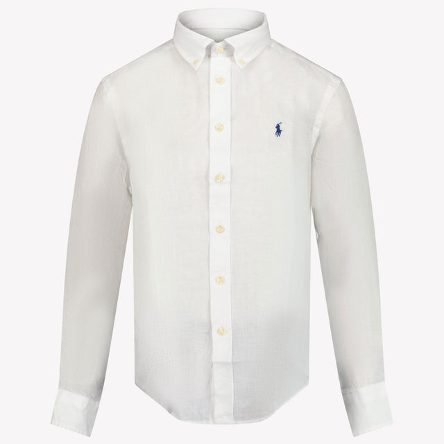 Ralph Lauren Enfant Garçons Chemisier Blanc