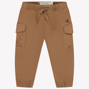 Calvin Klein Bambino Unisex Pantaloni Beige