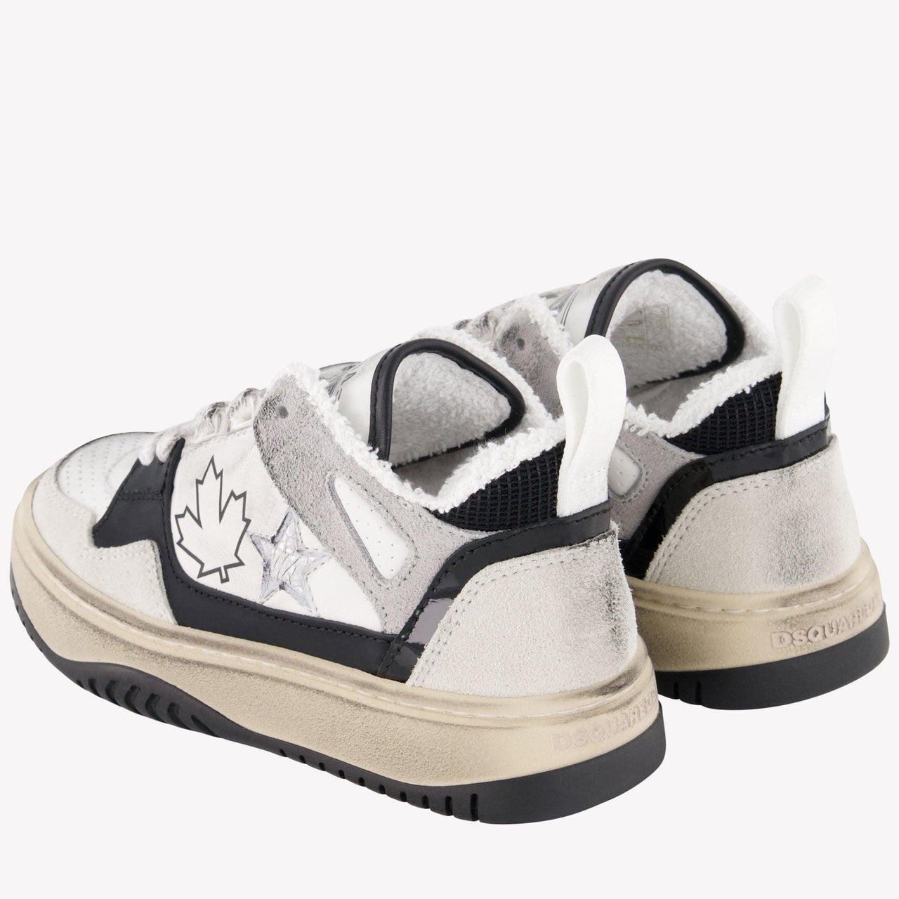 Dsquared2 Garçons Baskets Blanc