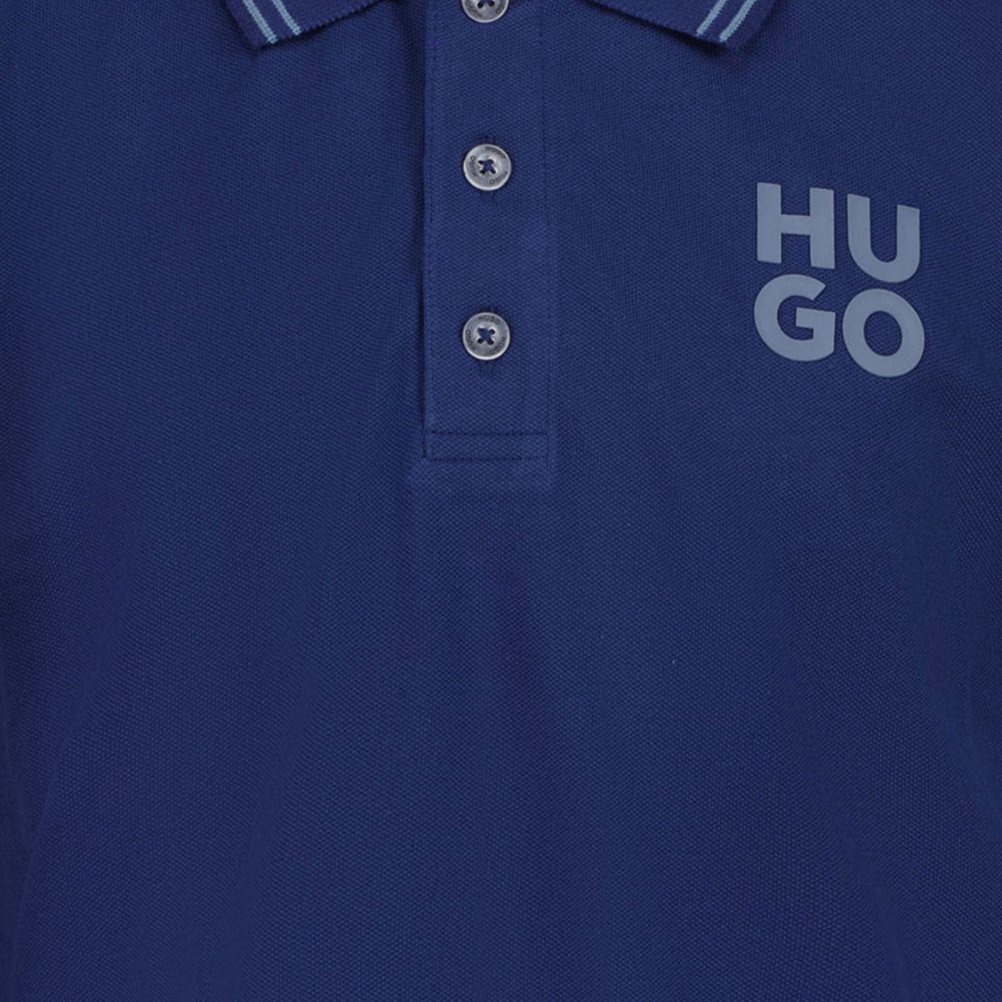 Hugo Kinder Garçons Polo Bleu