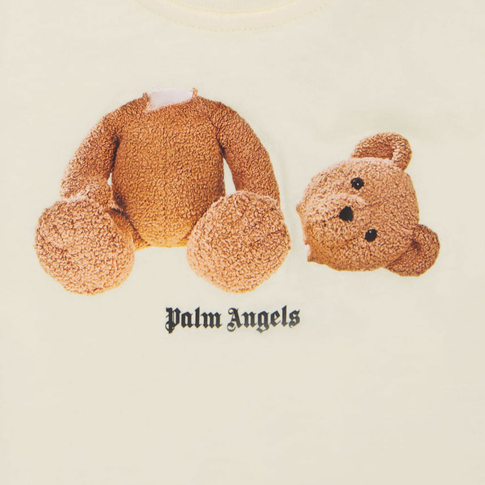 Palm Angels Bébé Unisexe T-shirt en blanc