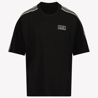 EA7 Chicos Camiseta Negro