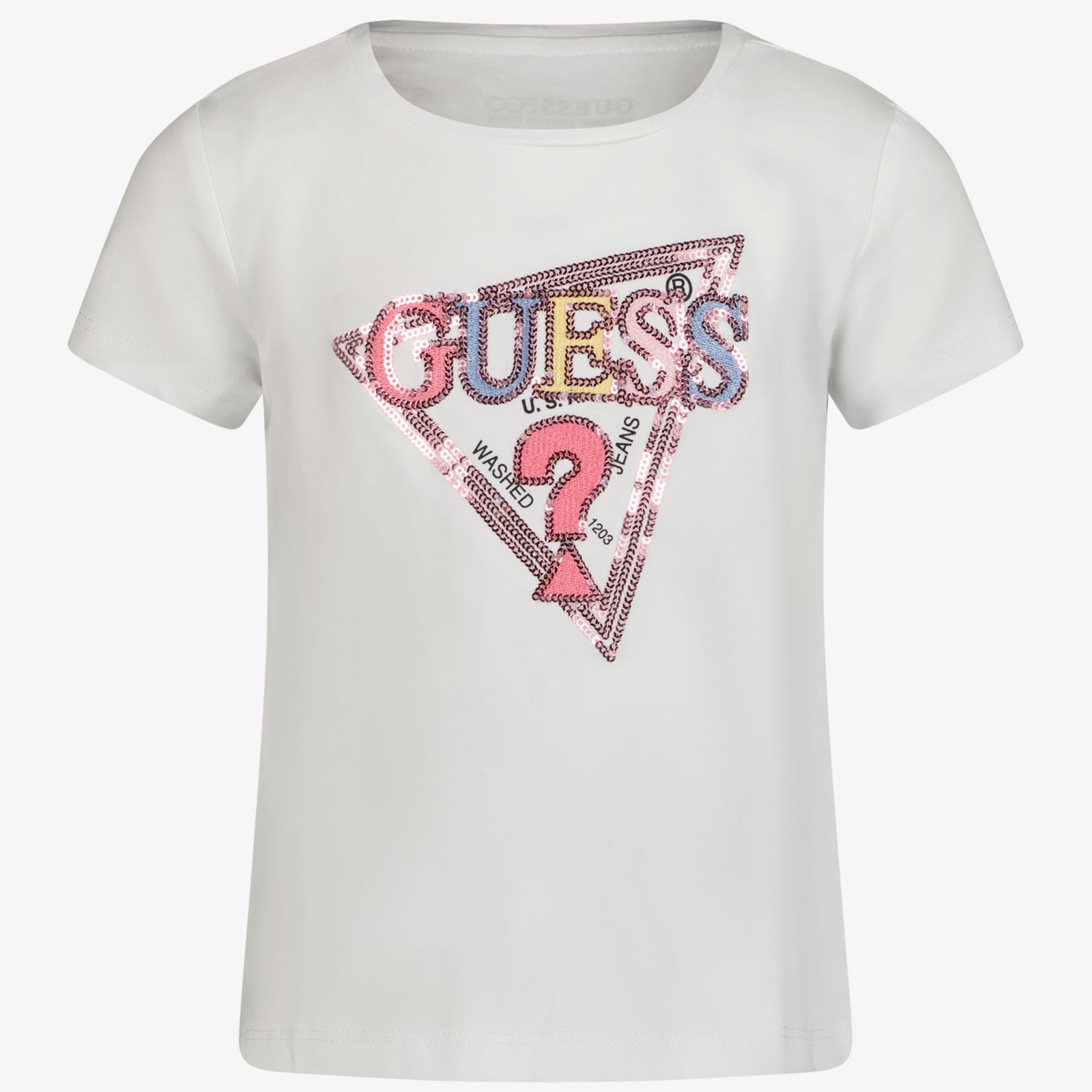 Guess Ragazze Maglietta Bianco