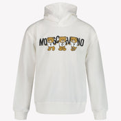 Moschino Unisex -Pullover von Weiß